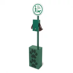 Bark Park Pet Waste Station, 9.25"X12.75"X67"