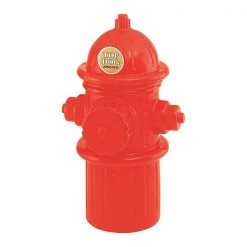 Hueter Toledo Fireplug Storage Container Red 13" x 14" x 24"