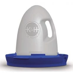 K&H Pet Products Poultry Waterer Unheated 2.5 gallon, Blue