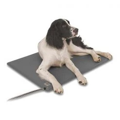K&H Pet Products Deluxe Lectro-Kennel Medium Gray 16.5" x 22.5" x 0.5"