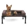 K&H Pet Products Original Bolster Pet Cot Small Chocolate 17" x 22" x 7"