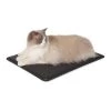 K&H Pet Products Outdoor Heated Kitty Pad Black 12.5" x 18.5" x 0.5"