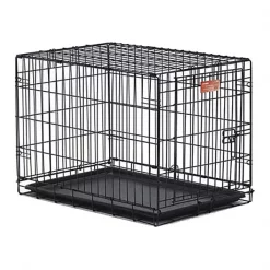 Midwest Dog Single Door i-Crate Black 30" x 19" x 21"
