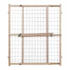 North States Wide Wire Mesh Pet Gate White, Wood 29.5" - 50" x 32"