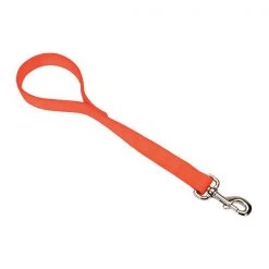 Remington Double-Ply Dog Traffic Leash Orange 18" x 1" x 0.2"