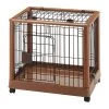 Richell Mobile Pet Pen 640 Small Autumn Matte 25.2" x 18.1" x 22.4"