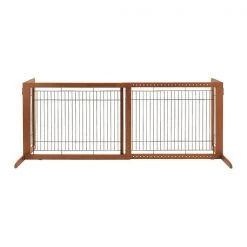 Richell Freestanding Pet Gate HL Autumn Matte 39.4" - 70.9" x 23.6" x 27.6"