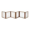 Richell Pet Gate 6 Panel H6 Autumn Matte 130" - 134" x 31.7" - 33.7" x 35.8"