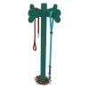 Dogipark Bone Leash Post, Powder Coat Finish