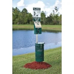 Dogipot Pet Station, Complete, Al, 2"x2"x56"